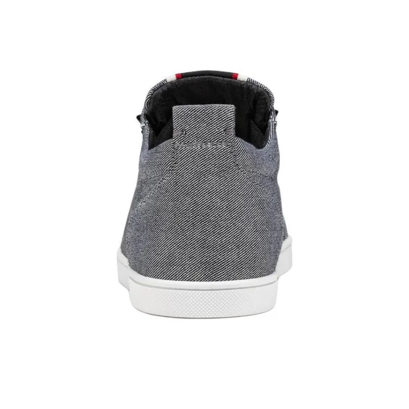 CL LUBOTING F.A.V Fique A Vontade Low-Top Skateboard Shoes Men's Gray-3