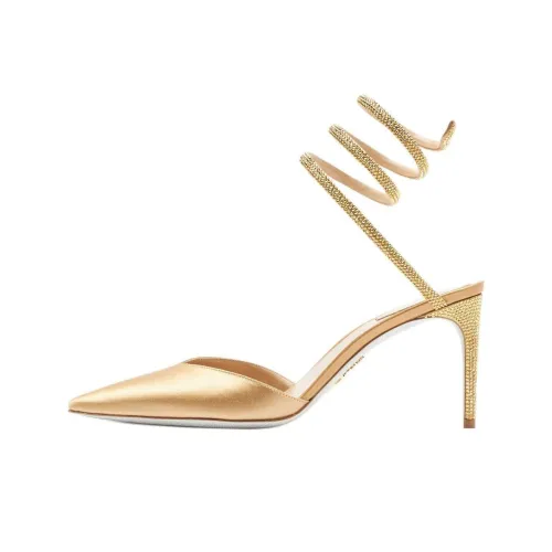 RENE CAOVILLA Cleo High Heels Women's Gold