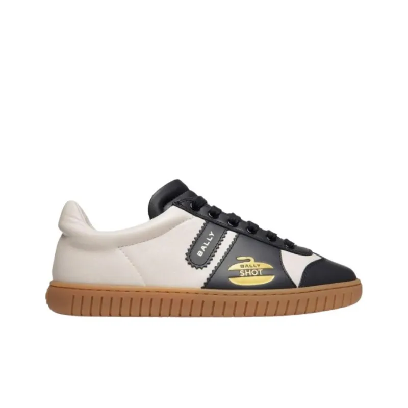 BALLY Player Low-Top Skateboard Shoes Men's White-1