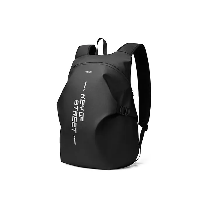 RIOREX Fabric Backpack Regular Unisex Black-1