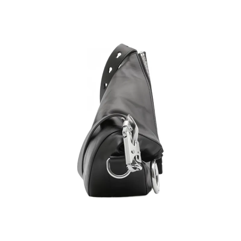 Burberry Calfskin Knight Bag, Crossbody Bag, Shoulder Bag Women's Black-1