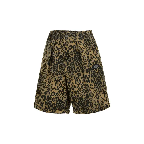 BJHG Casual Shorts Unisex Money Leopard