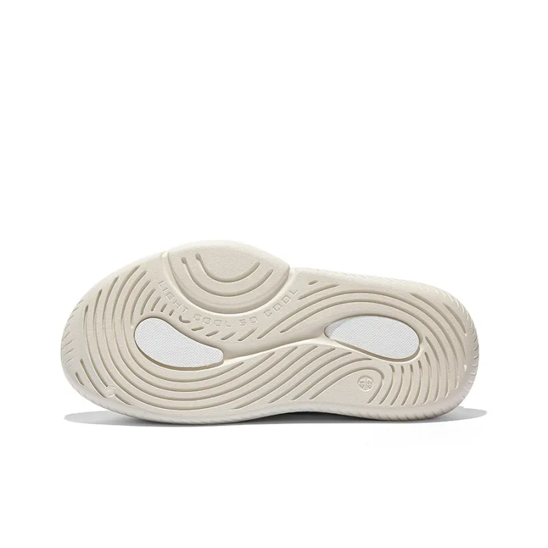 Cool Bucket Cloud Series Quiet Odor Resistant Slide Slippers Unisex Cloudy Brown White-5