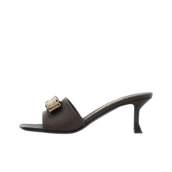 FERRAGAMO 55mm Vara Bow-detail Raffia Mules