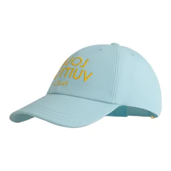 LOUIS VUITTON Cotton Baseball Caps Women's Blue