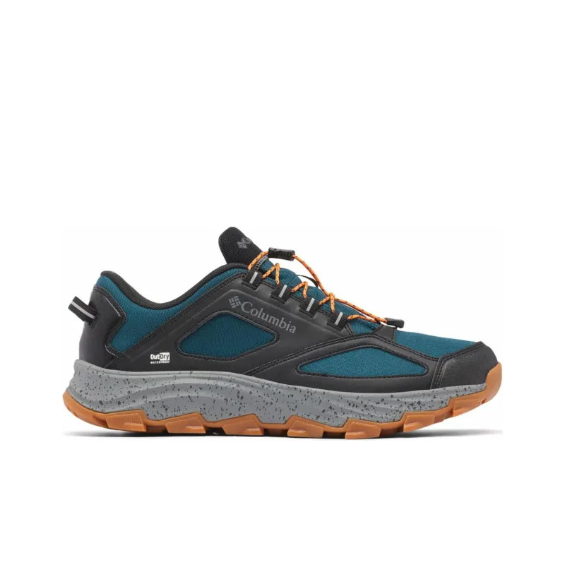 Columbia FLOW MORRISON Slip-Resistant Water-Resistant Low-Top Trekking Shoes Men's Black Blue-1
