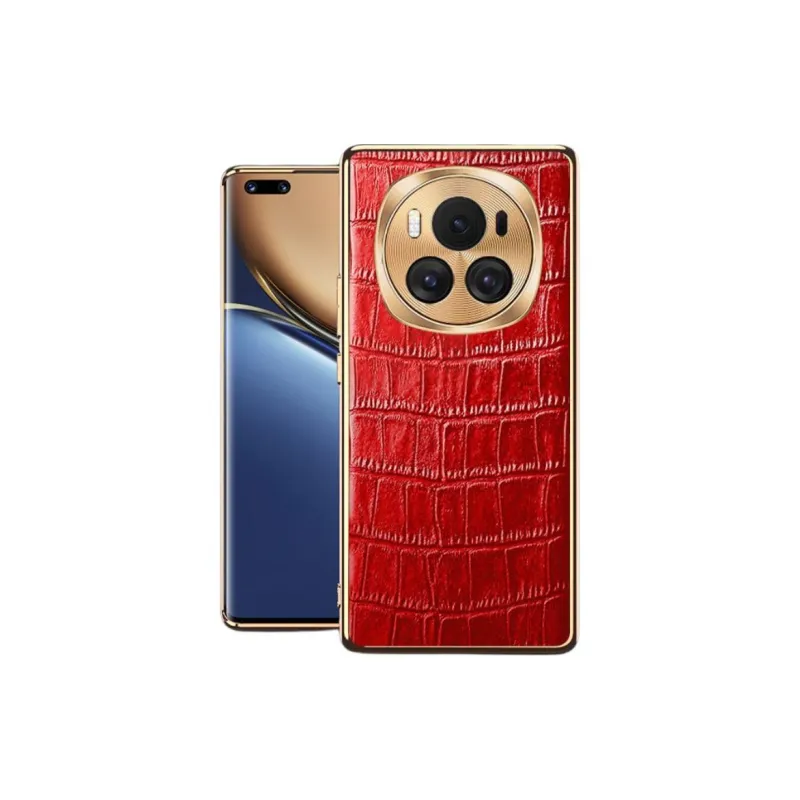 Mivana Leather Material Electroplated Genuine Leather Crocodile Pattern Phone Case Compatible With 'Magic6 Pro/Magic6'-6