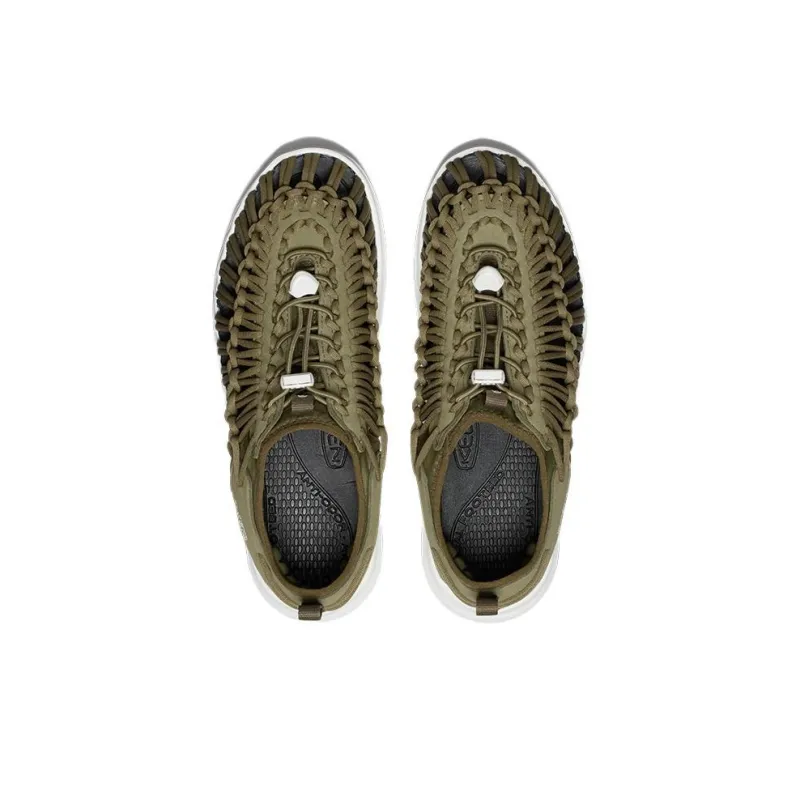 KEEN Uneek O3 Breathable River Trekking Shoes Men's Green-3