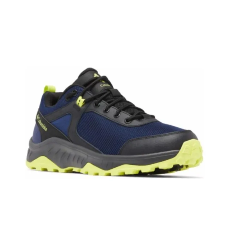 Columbia TRAILSTORM ASCEND Waterproof And Breathable Low Top Trekking Shoes Men's Blue Black Yellow-2