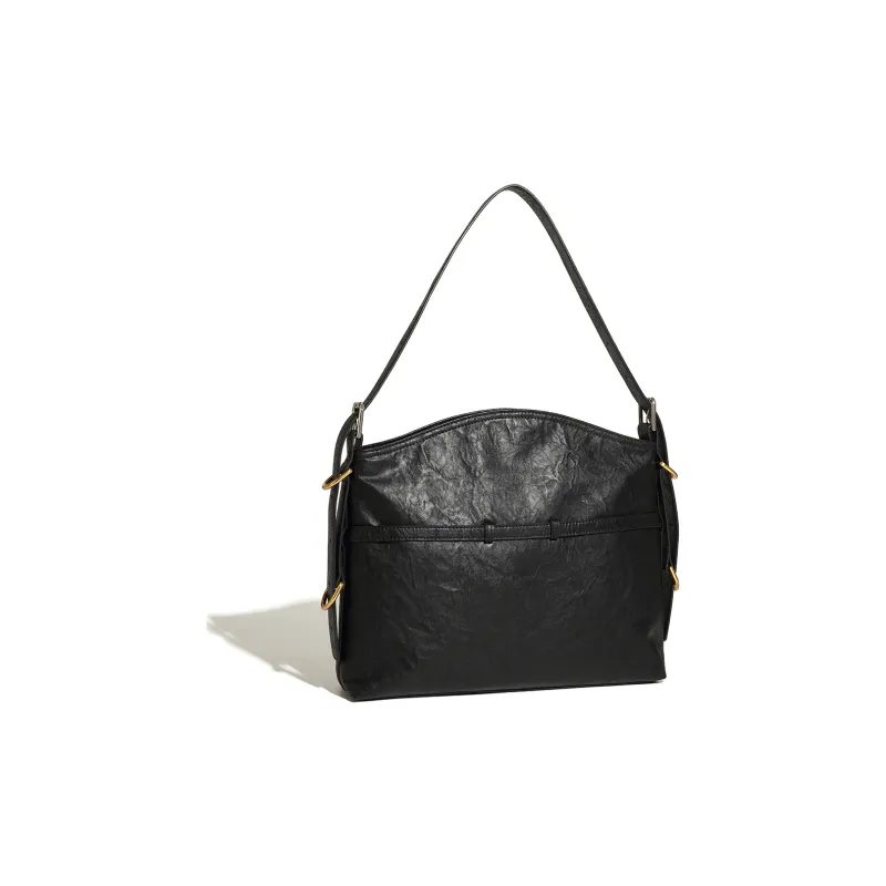 Disney Mickey Series PU Crossbody Bag, Shoulder Bag, Tote Bag Large Size Women's Black-2