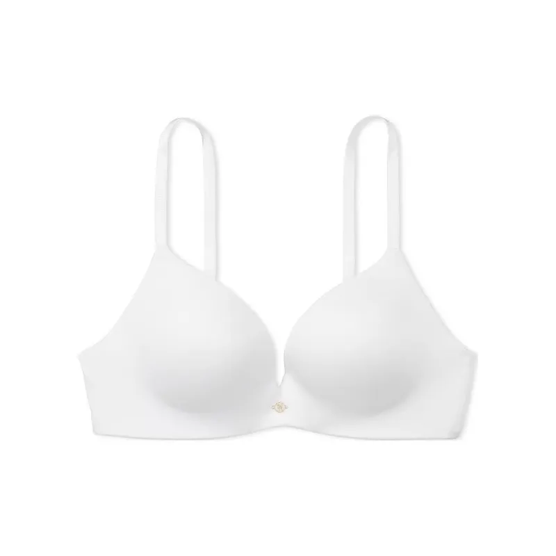Victoria's Secret PINK VERY SEXY So Obsessed Smooth Wireless Push-Up Bra/VS W Bra Women's White-0