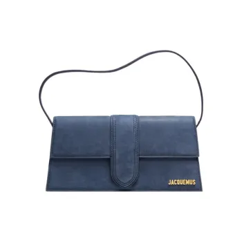 Jacquemus Le Bambino Cow Leather Messenger Bag Crossbody Bag Shoulder Bag Women's Marine Blue