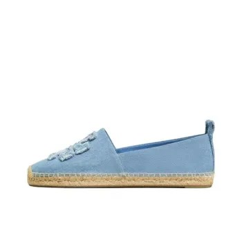 TORY BURCH Double T Denim Espadrilles
