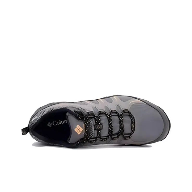 Columbia Anti Slip Wear Resistant Low Top Mountaineering Shoes, Hiking Shoes Men's Gray-2