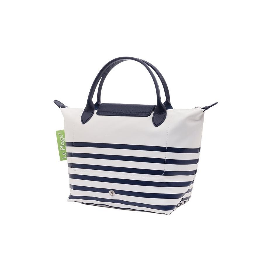 LONGCHAMP Le Pliage Handbags Marine Blue With White Accents