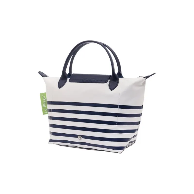 LONGCHAMP Le Pliage Handbags Marine Blue & White-4
