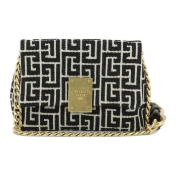 BALMAIN 1945 Monogram Mini Shoulder Bag