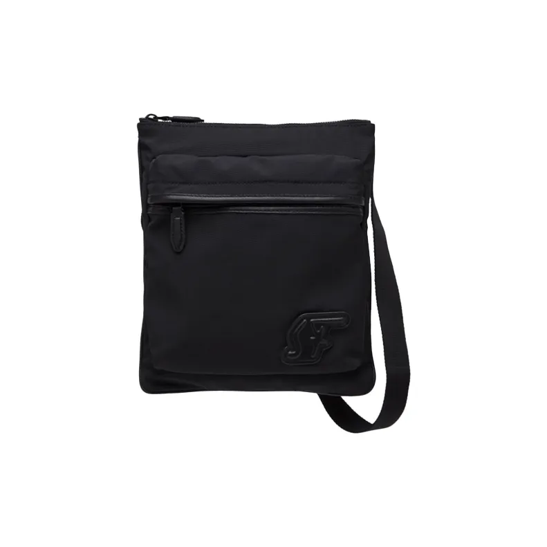 FERRAGAMO Nylon One Shoulder Crossbody Bag Regular Men's Black-0