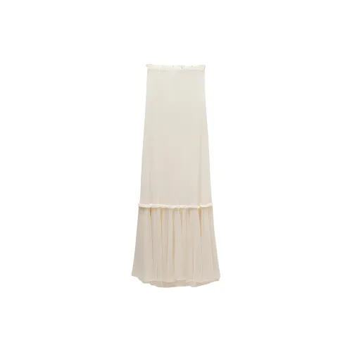 BIte Studio Casual Long Skirts Women's Cream