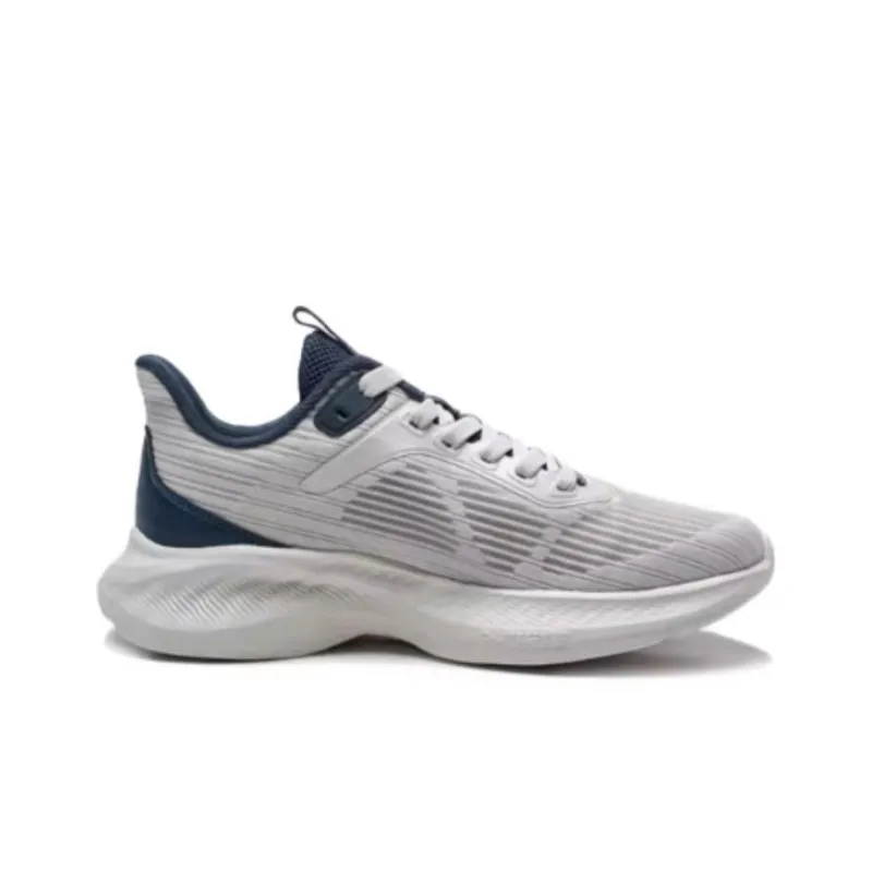 QIAODAN Cushioning, Breathable, Lightweight Low Top Casual Running Shoes Men's White-1