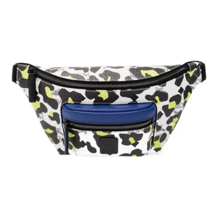 MCM Leather Crossbody Bags Fanny Pack Mini Unisex Multicolor-0