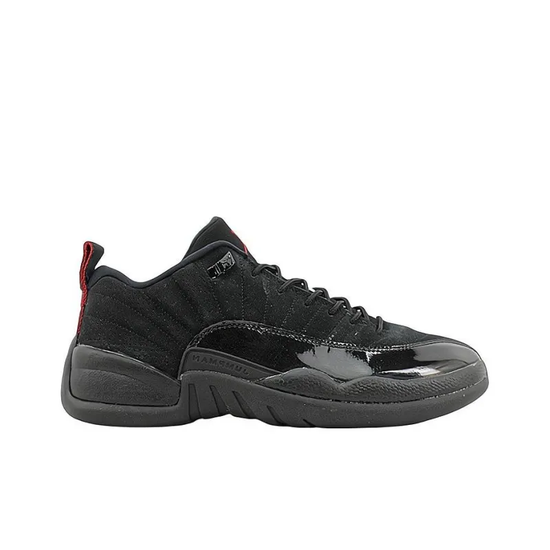 Jordan 12 Retro Low Black Patent-1