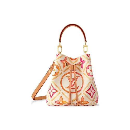 LOUIS VUITTON Leather Shoulder Bag, Crossbody Bag, Handbag Small Size Women's Brown & Beige