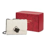 Crescent White Upgraded Fabric+Box