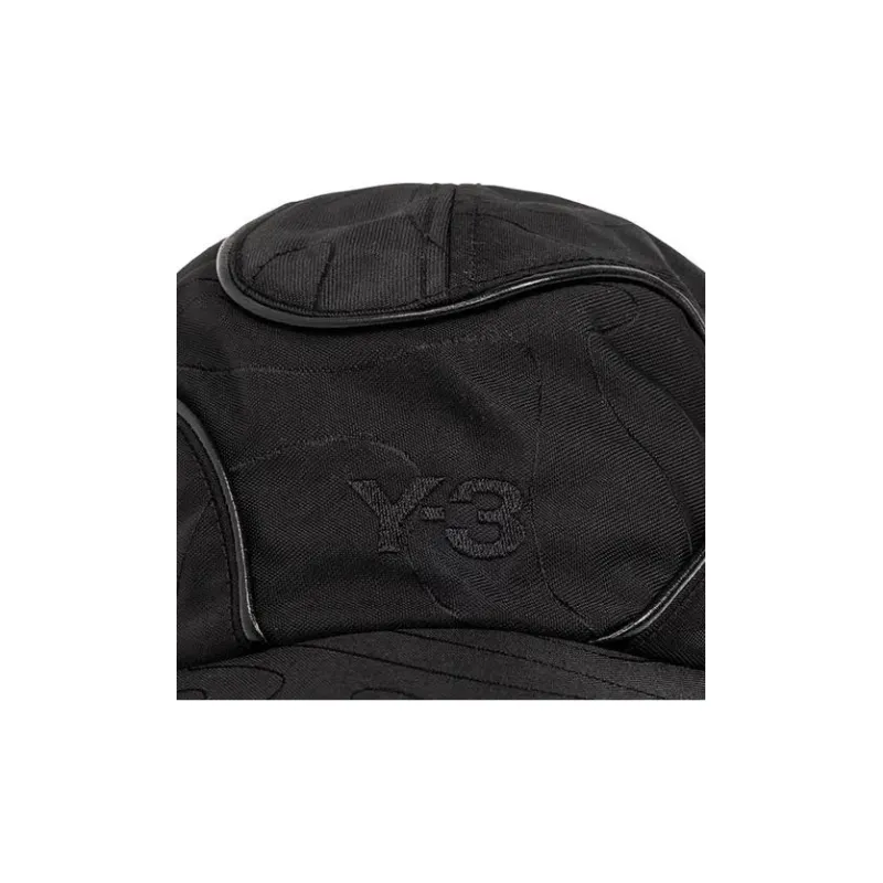 Y 3 Polyamide Baseball Caps Unisex Black-2
