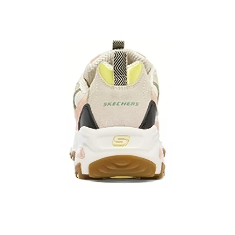 Skechers D'LITES 1.0 Cushioning Anti Slip And Wear Resistant Lightweight Support Low Top Casual Shoes Women's Coral-3