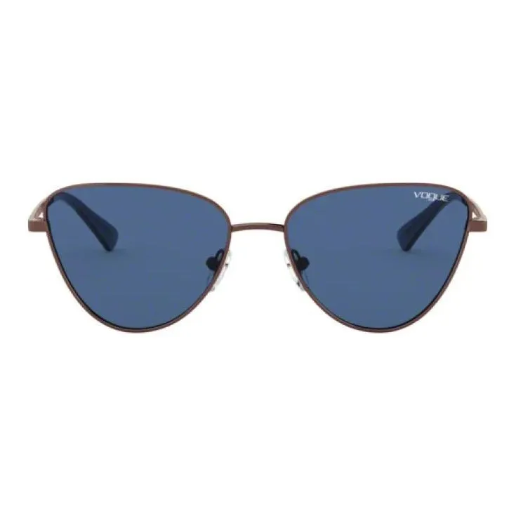 VOGUE Irregular Shape Sunglasses Women's Brown-1