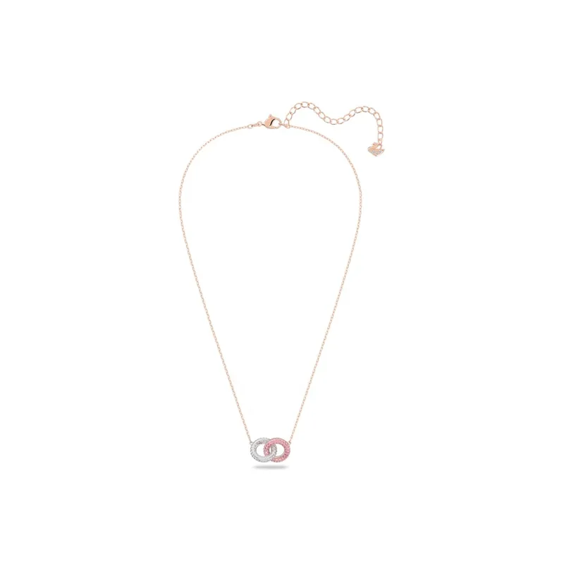 Swarovski Dextera Necklaces Women's Pink-3