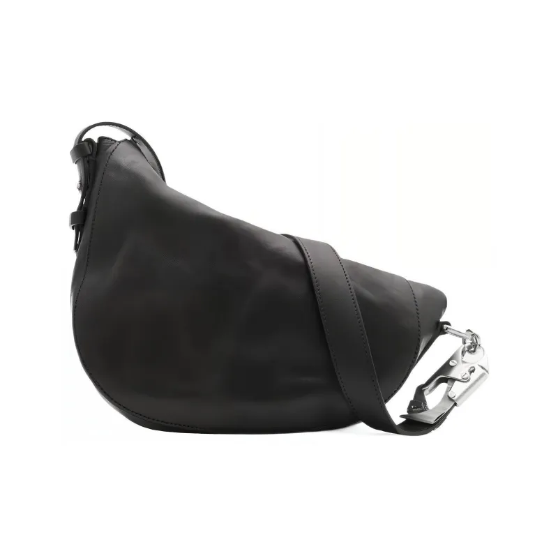 Burberry Calfskin Knight Bag, Crossbody Bag, Shoulder Bag Women's Black-3