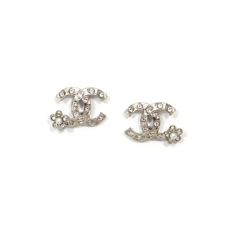 CHANEL Earrings Women's Silver-0