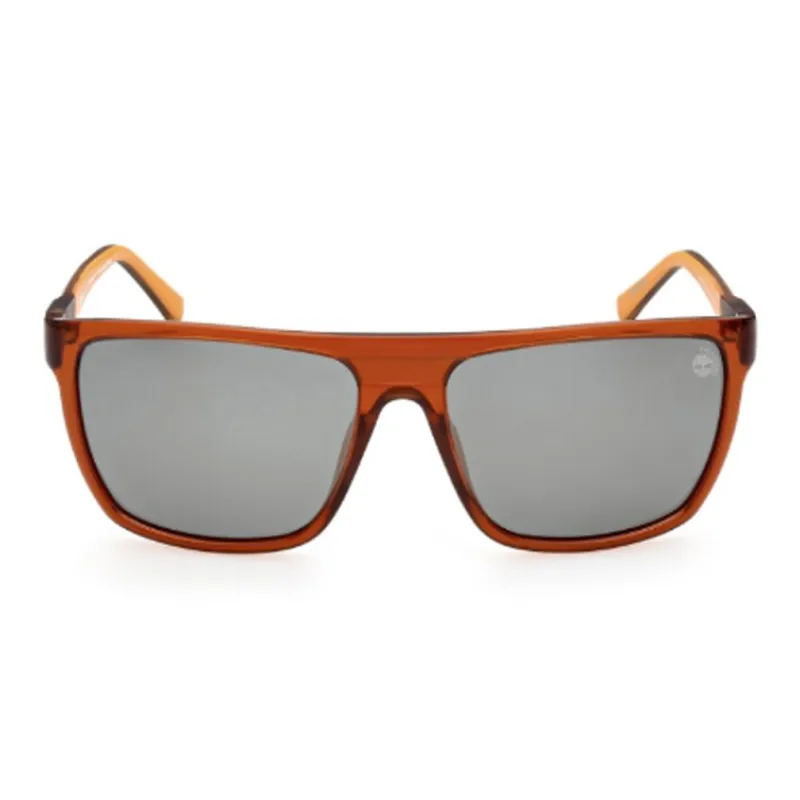 Timberland Rectangular Sunglasses Men's Brown-7