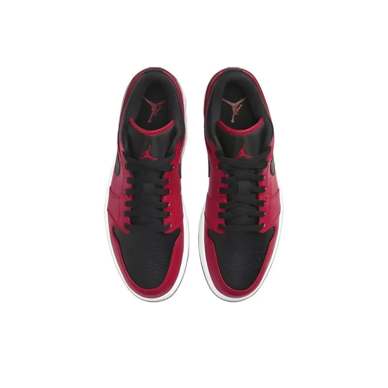 Jordan 1 Retro Low Black Gym Red-3