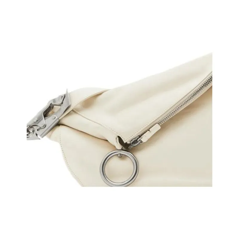 Burberry Calfskin Knight Crossbody Bag Shoulder Bag Women's Soap Color-4