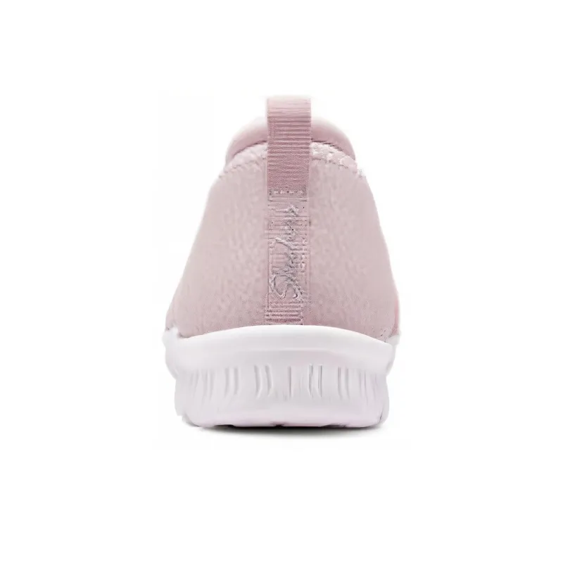 Skechers Cushioned Wear Resistant Breathable Low Top Casual Shoes Women's Pink-3