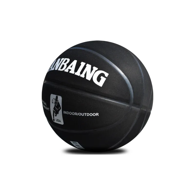 Vartsing Microfiber Leather Basketball Black Size 5 Size 7 Training Unisex-3