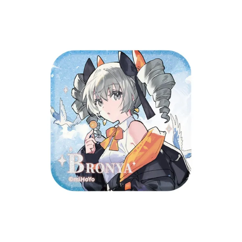 MIHOYO Guns Girl Z 10 Year Promise Collection Square Tinplate Badges-2