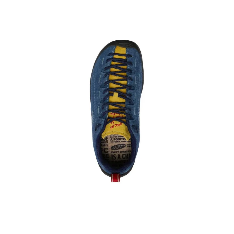 Keen Jasper Outdoor Shoes Men Low Top Yellow/Blue-3