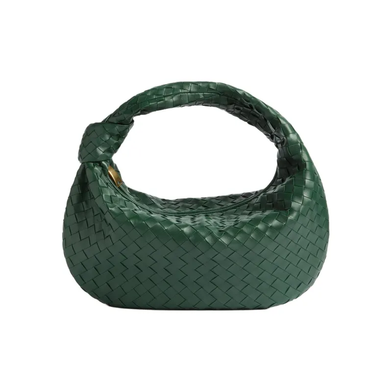 Bottega Veneta JODIE Lambskin Handbag Small Size Women's Rain Tree Green-0