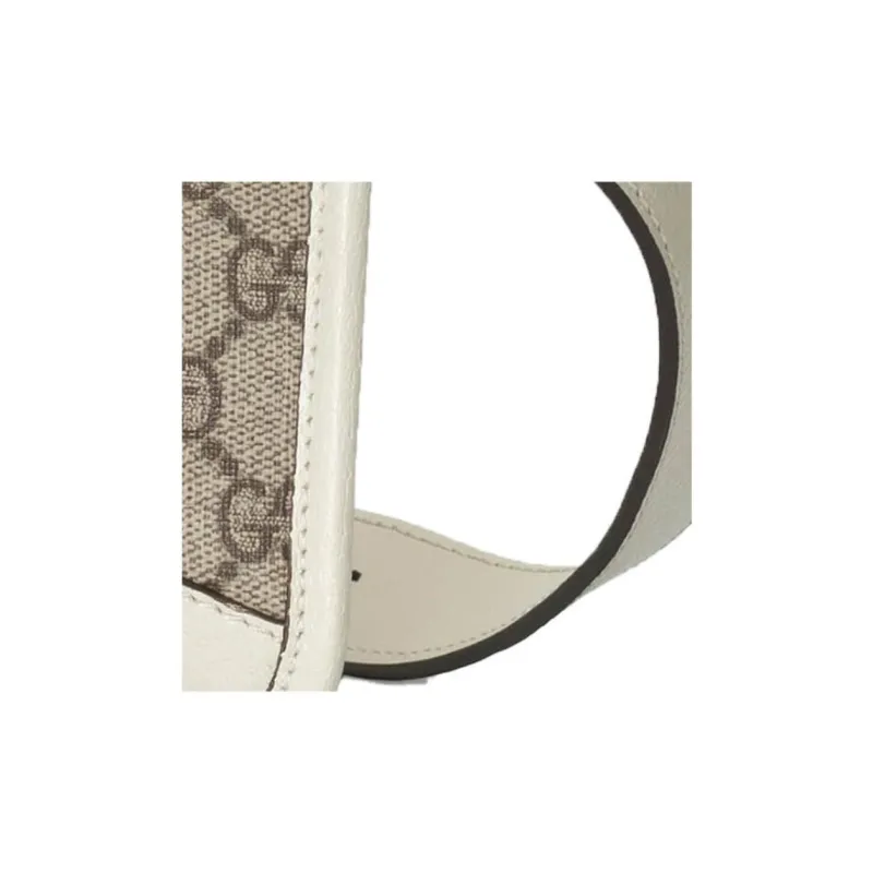 GUCCI Ophidia Canvas With Leather Shoulder Bag Crossbody Bag Fanny Pack Men's Ebony/White-7