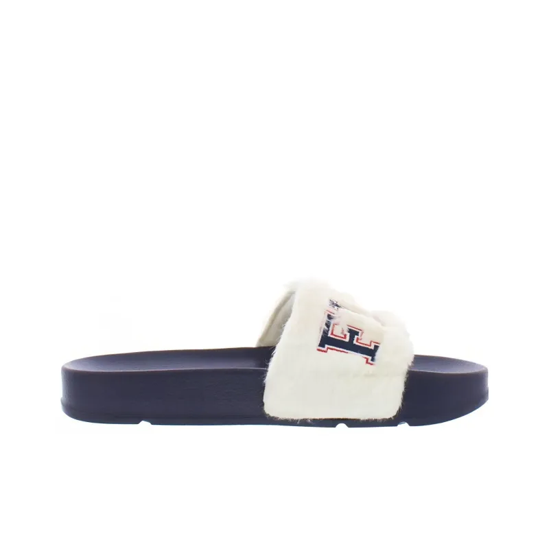 FILA DRIFTER Slide Slippers Women's Black White-1