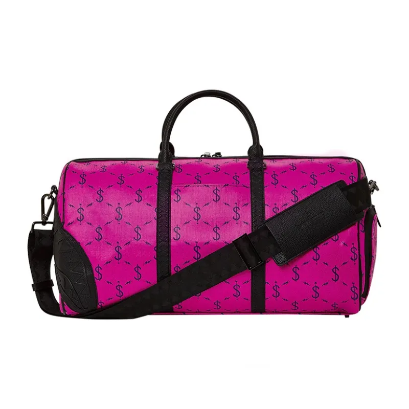SPRAYGROUND PVC Handbag Medium Size Unisex Rose Red-4