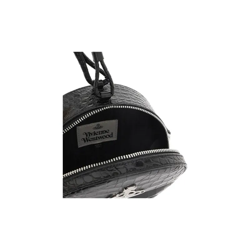 Vivienne Westwood Calfskin Handbag Women's Black-3