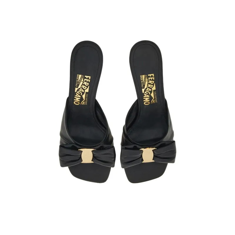 FERRAGAMO Padded Vara 55mm Mules-3