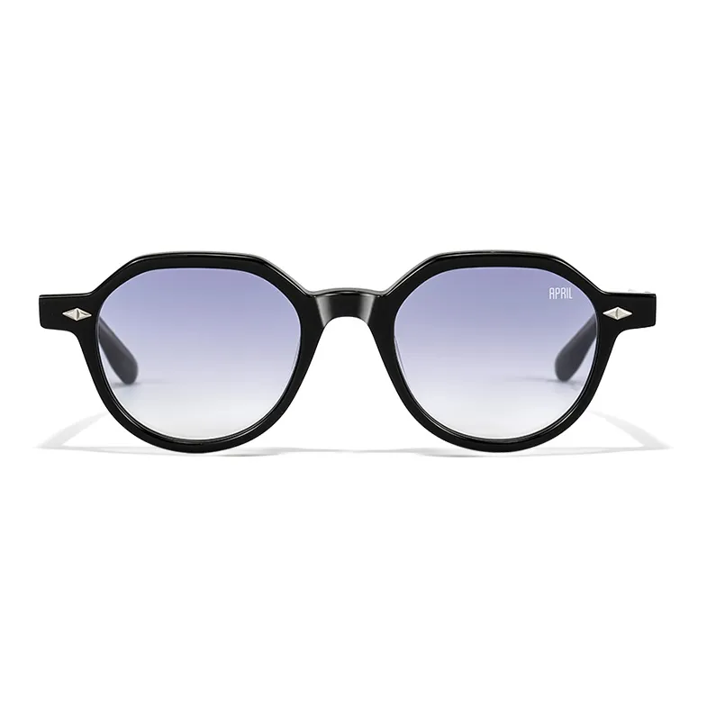 APRIL Plate Frame Irregular Shape Sunglasses With Polarized Lenses Unisex-21