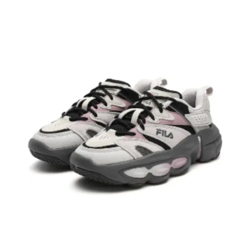 FILA ET Cushioning Wear Resistant Low Top Casual Shoes Women's Gray-2