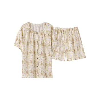 The Story Of The Flower Season Pajama Set Women's Multicolor
